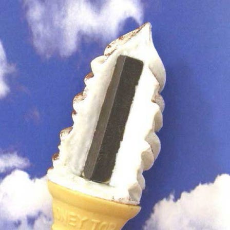 Ginnokane Ichigoukan soft-serve ice cream section