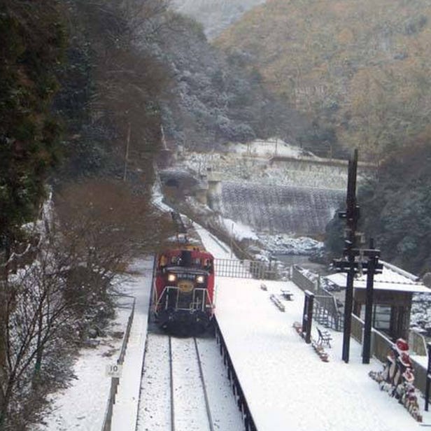 嵯峨野游览小火车