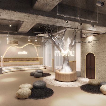 薩摩耶犬咖啡店 moffu 大阪心齋橋店