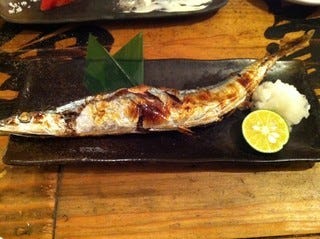 サンマの塩焼き