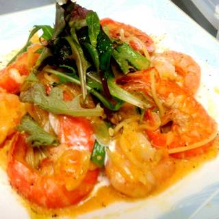 エビづくしパスタ