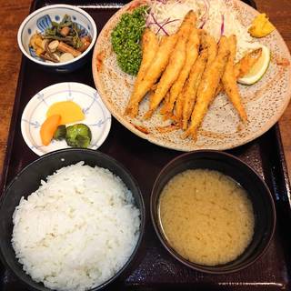 わかさぎフライ定食