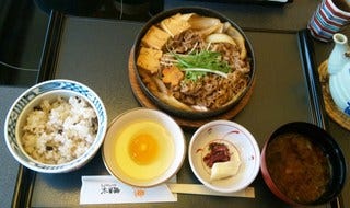 すきやき定食