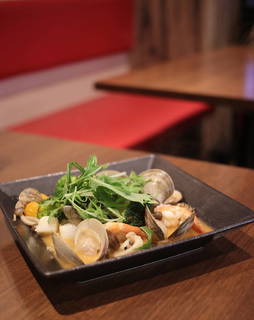 魚介と野菜のアヒージョ