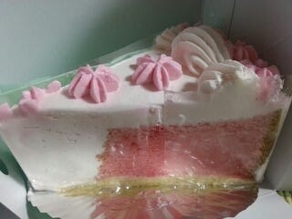 桜シフォンケーキ