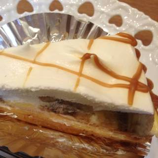 ロイヤルミルクティとバナナのタルト