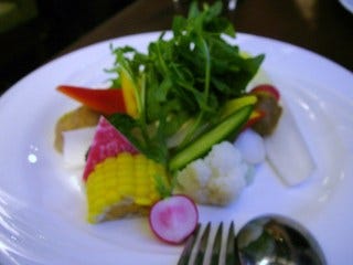 当店　契約農家の季節のお野菜盛り合わせ