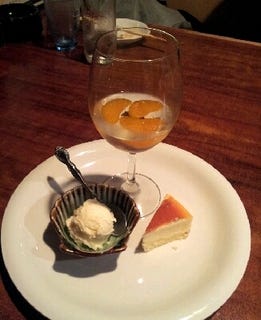 食後の女子限定デザート