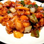 鶏肉とピーマンの細切り炒め