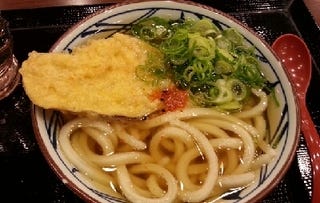 かけうどん　