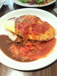 ふわふわオムライス２色のソース