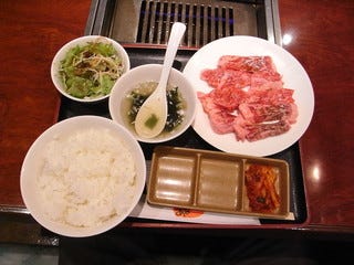 国産牛カルビランチ