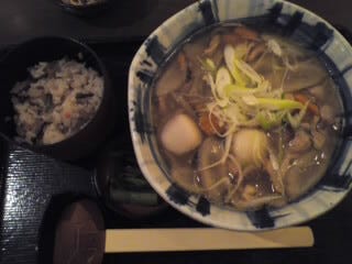 けんちんそば定食