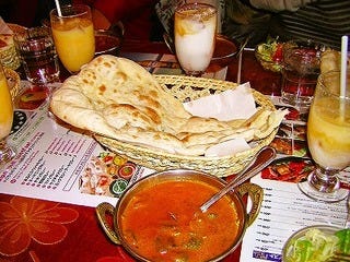 茄子とチキンのカレー