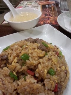 牛肉のXO醤炒めチャーハン