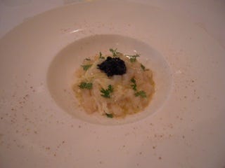 帆立のタルタルとレフォールクリームの冷製カッペリーニ