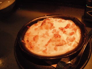 サーモンとタロ芋のほくほくチャウダーグラタン