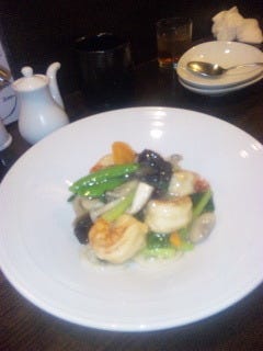 大海老と旬野菜いため