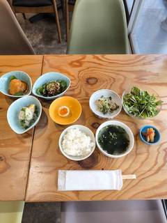 ３種の蒸し鶏定食