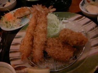 海老フライ＆ヒレカツ定食