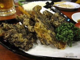 もずくの天ぷら