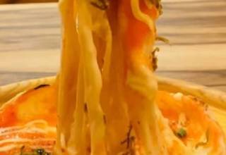 溶岩チーズミートパスタ