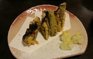 つくねの磯辺揚げ