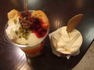 クリスマスパフェ