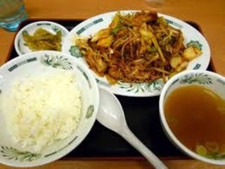 バクダン炒め定食