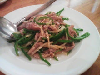 豚ピーマン細切炒め