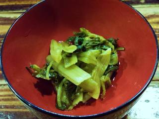 葉わさびのおひたし