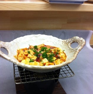 土鍋入り麻婆豆腐