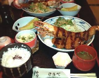 エビフライ定食