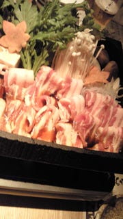 四万十豚のすきやき鍋