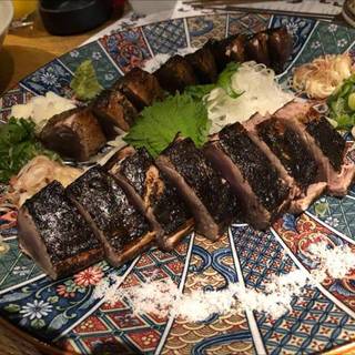 かつおわらやき皿鉢盛り