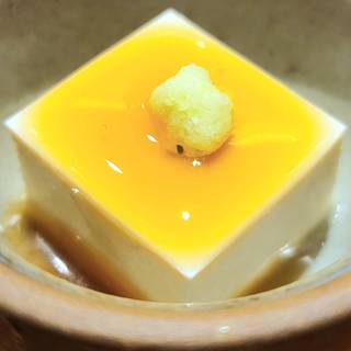 クリームチーズの餡かけ