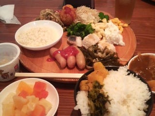 朝食バイキング