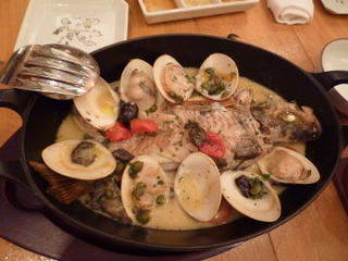 鯛のアクアパッツァ