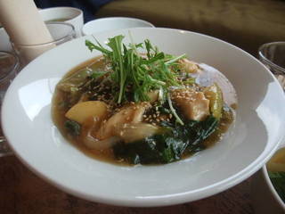 季節野菜の和風あんかけ丼