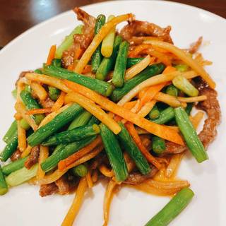 牛肉とニンニクの芽炒め