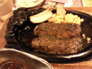 炭焼きジューシーがんこハンバーグ