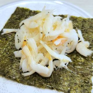 山盛り釜揚げ白えびつつみ