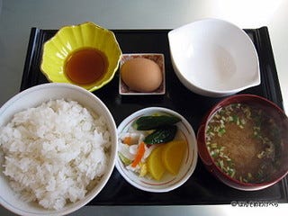 卵かけ御飯定食