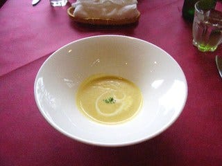 さつまいものクリームスープ