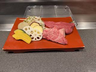 ￥５５００　記念日・誕生日鉄板焼きコース