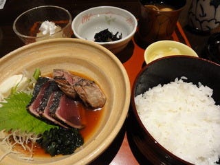 かつおのたたきランチ