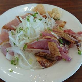 地鶏刺身叩き