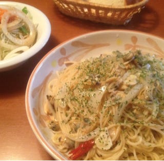 アサリのペペロンチーノ