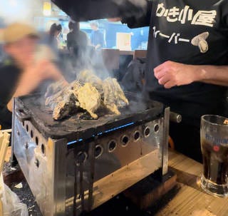 焼き牡蠣