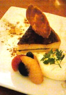 ゴルゴンゾーラのチーズケーキ